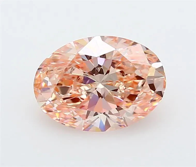 2.06ct Oval Lab Grown Diamond (Colour Fancy Vivid Pink, Clarity VVS1, IGI Certified)