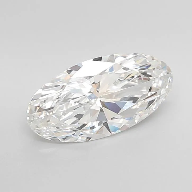2.56ct Oval Lab Grown Diamond (Colour E, Clarity VVS2, IGI Certified)