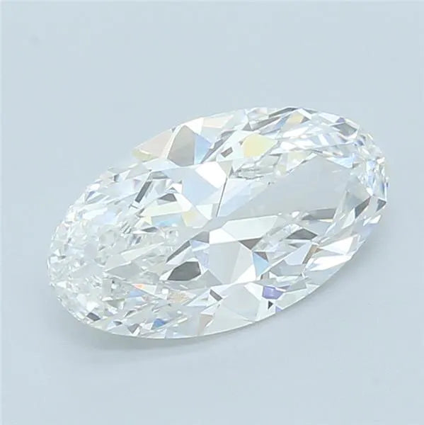 2.86ct Oval Lab Grown Diamond (Colour E, Clarity VVS2, IGI Certified)