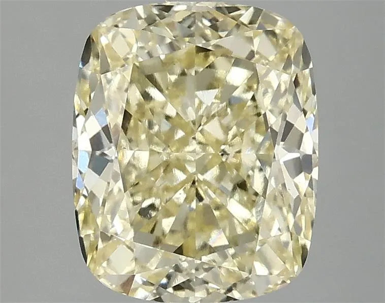 3.10ct Cushion modified Lab Grown Diamond (Colour Fancy Intense Yellow, Clarity VS1, IGI Certified)