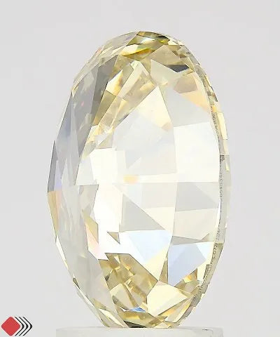 3.76ct Oval Lab Grown Diamond (Colour Fancy Intense Yellow, Clarity VVS2, IGI Certified)