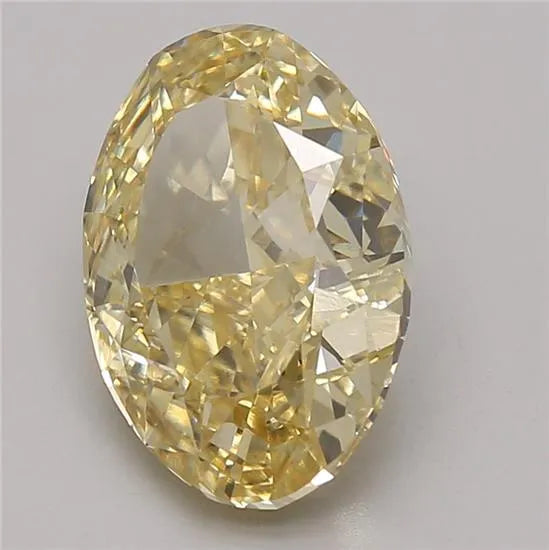 4.03ct Oval Lab Grown Diamond (Colour Fancy Intense Yellow, Clarity VVS2, Cut VG, IGI Certified)