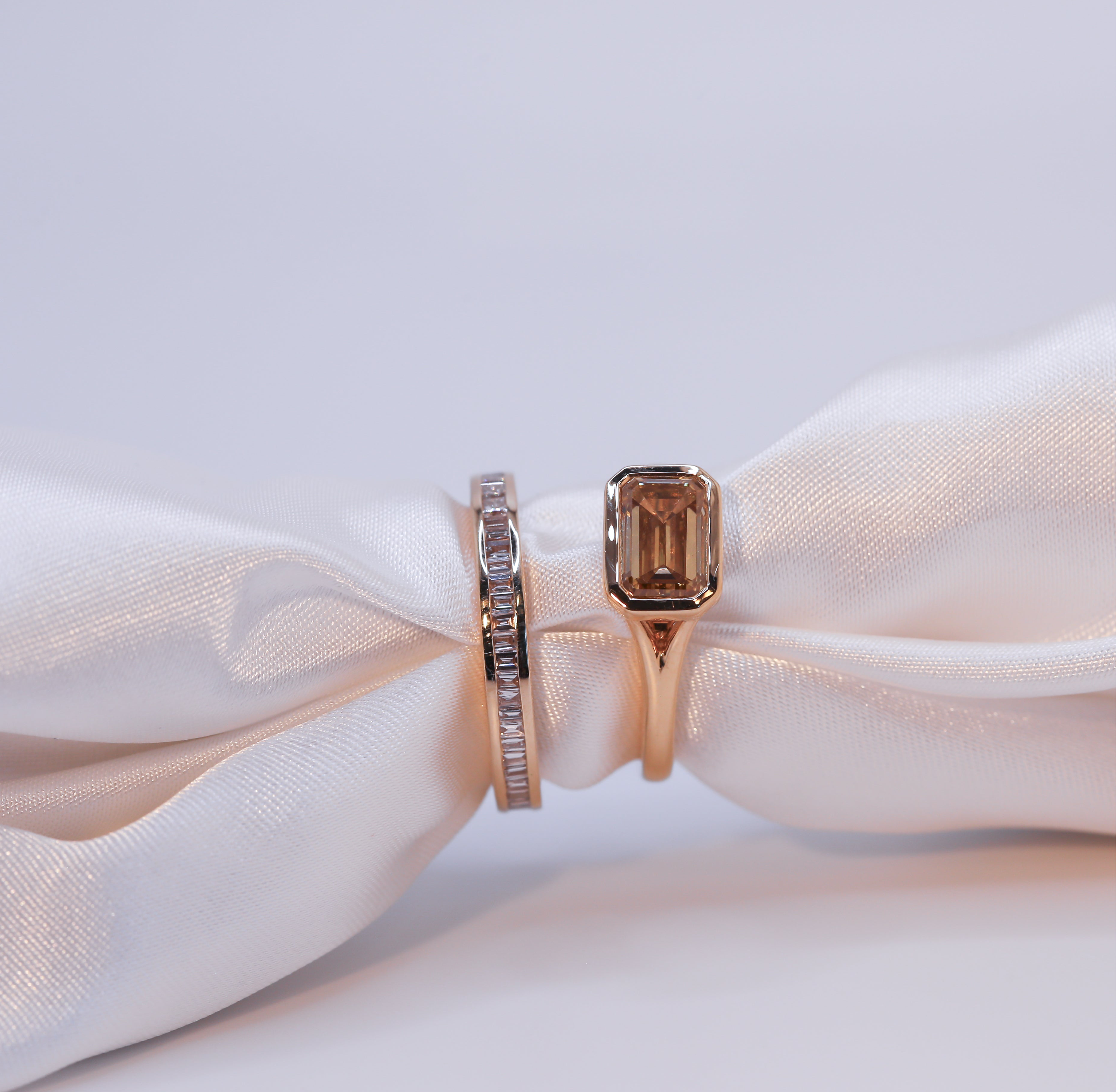 Dual-Cut Diamond Eternity Band