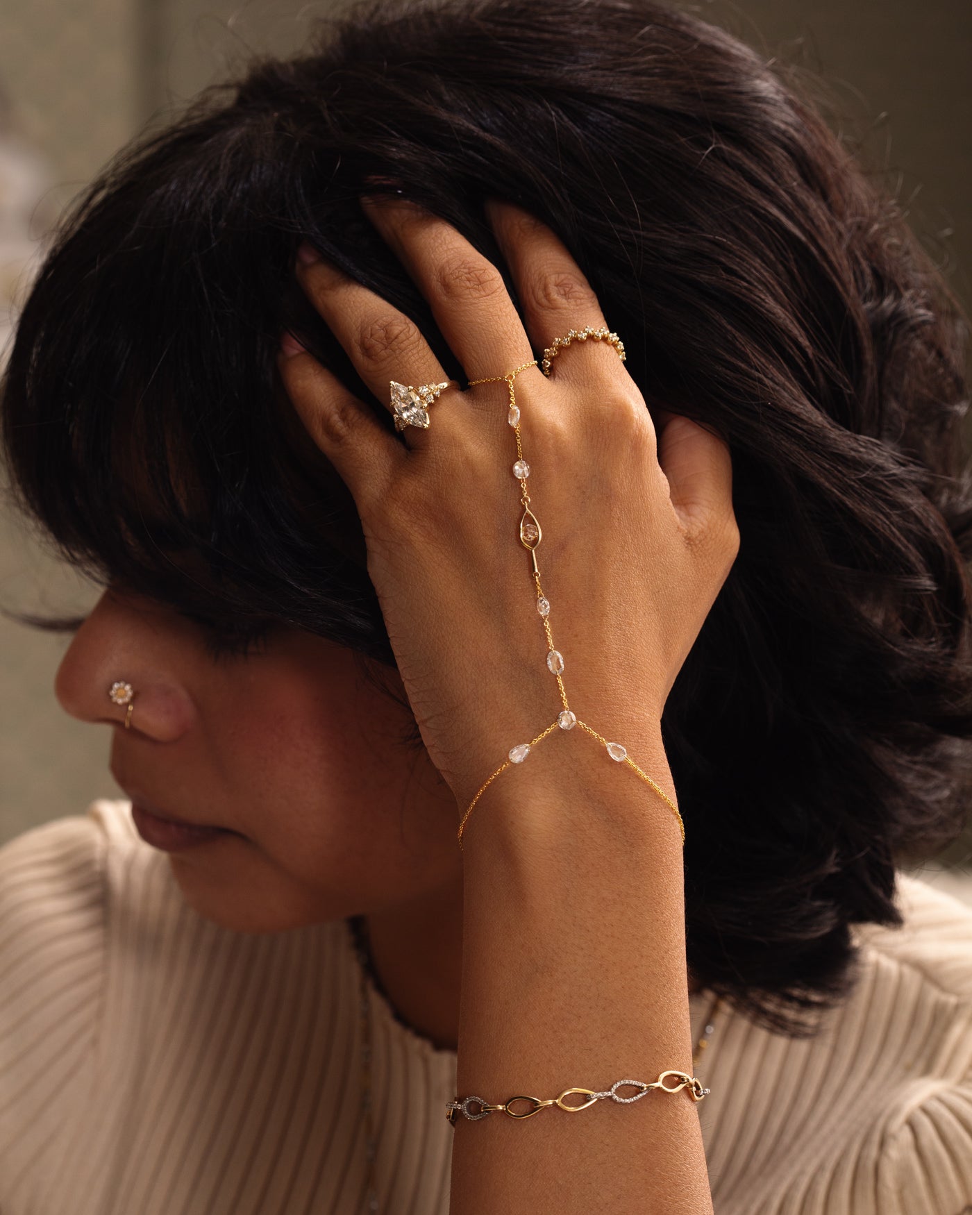 Leaf Hand Chain