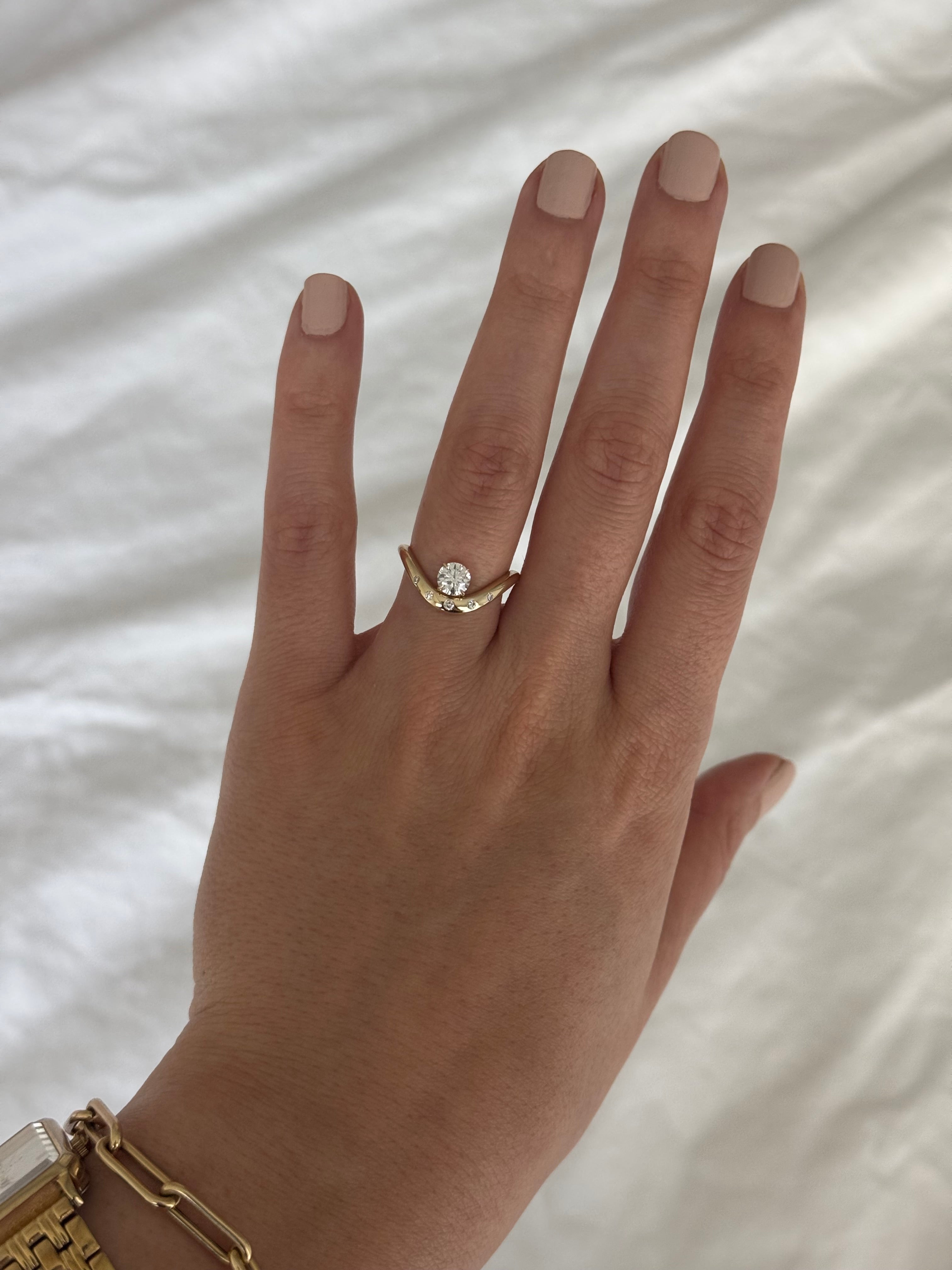 Diamond on a Curve Ring