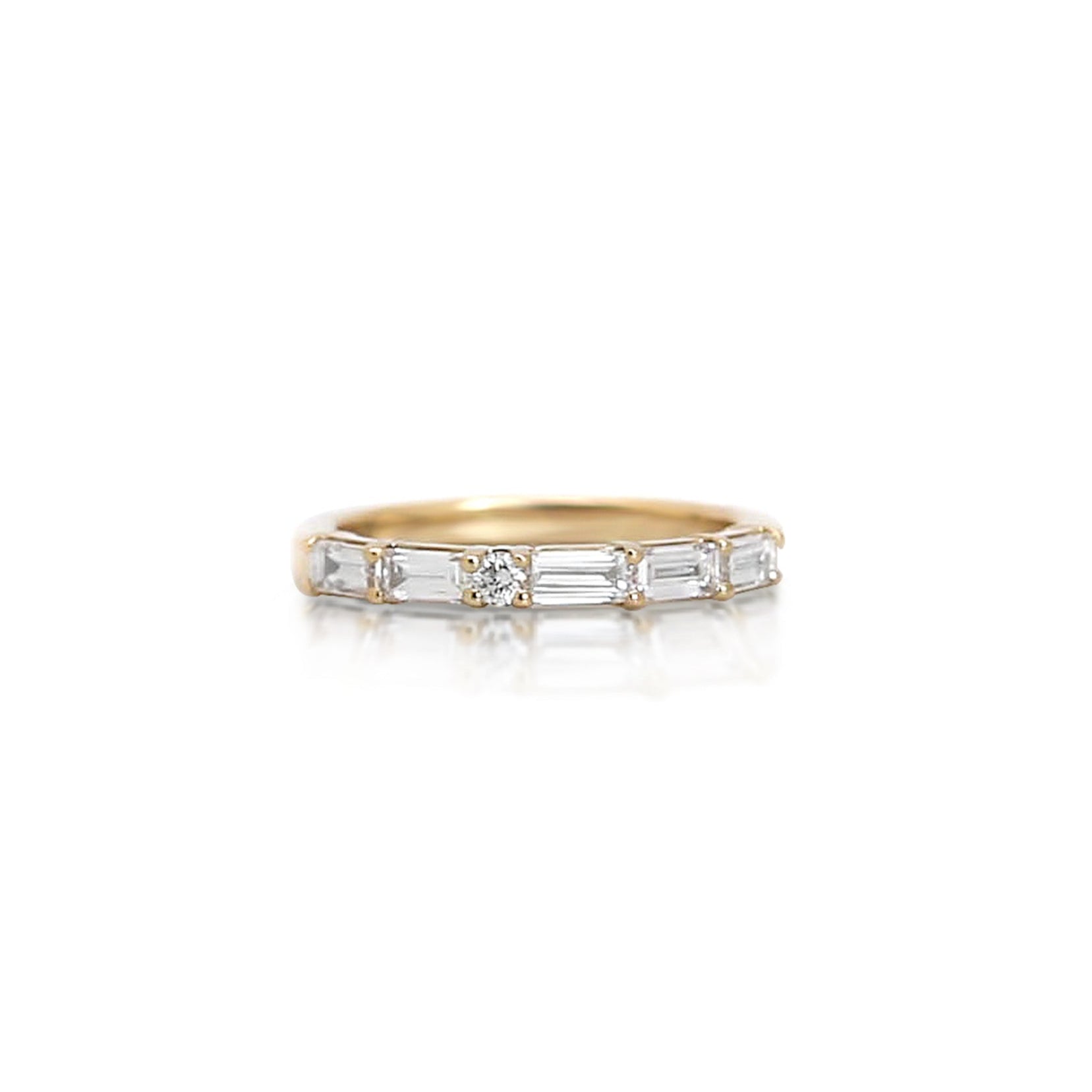 Morse Code Letters Diamond Ring