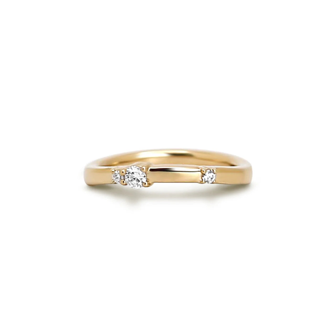 Curvy Diamond Band