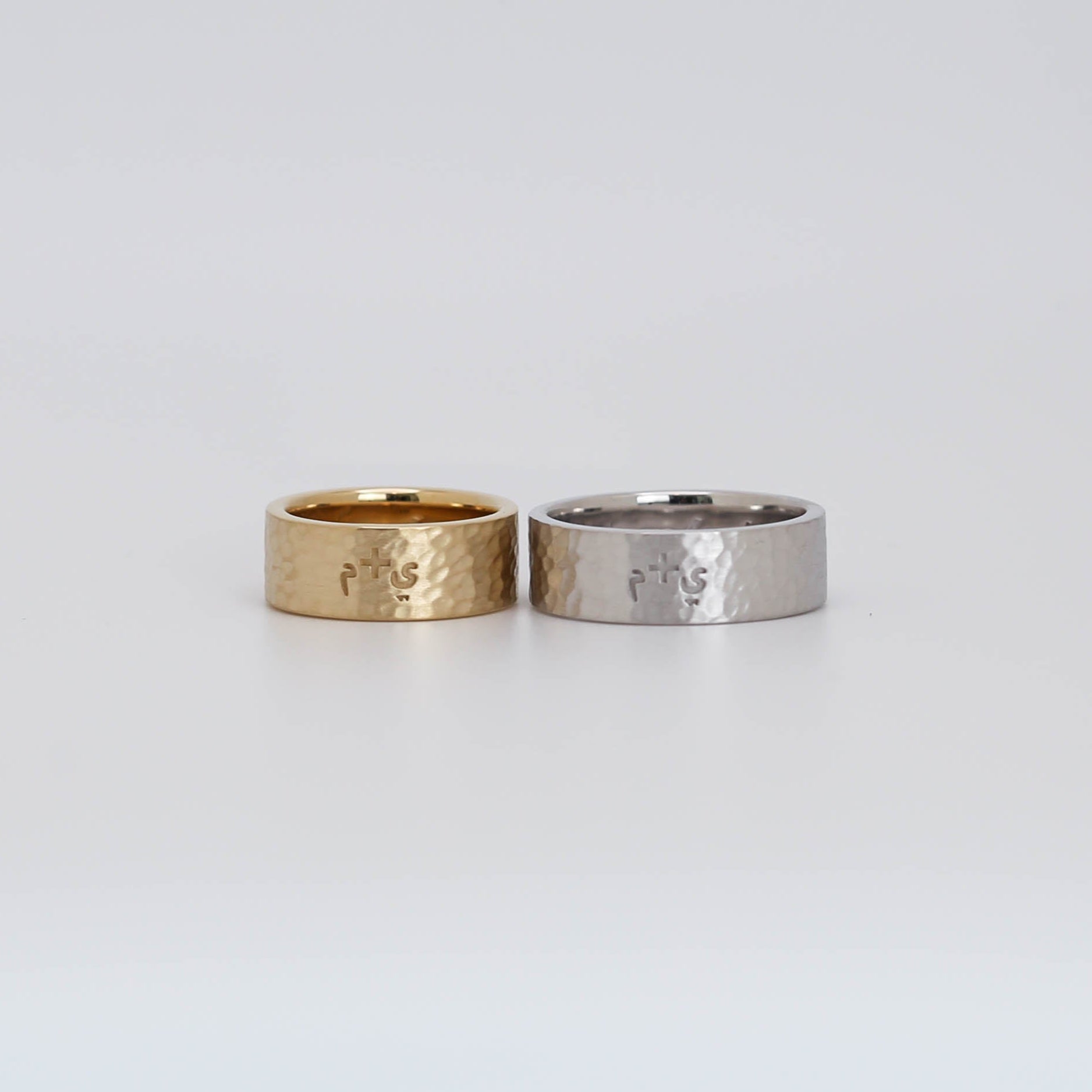 Hammered Initial Band