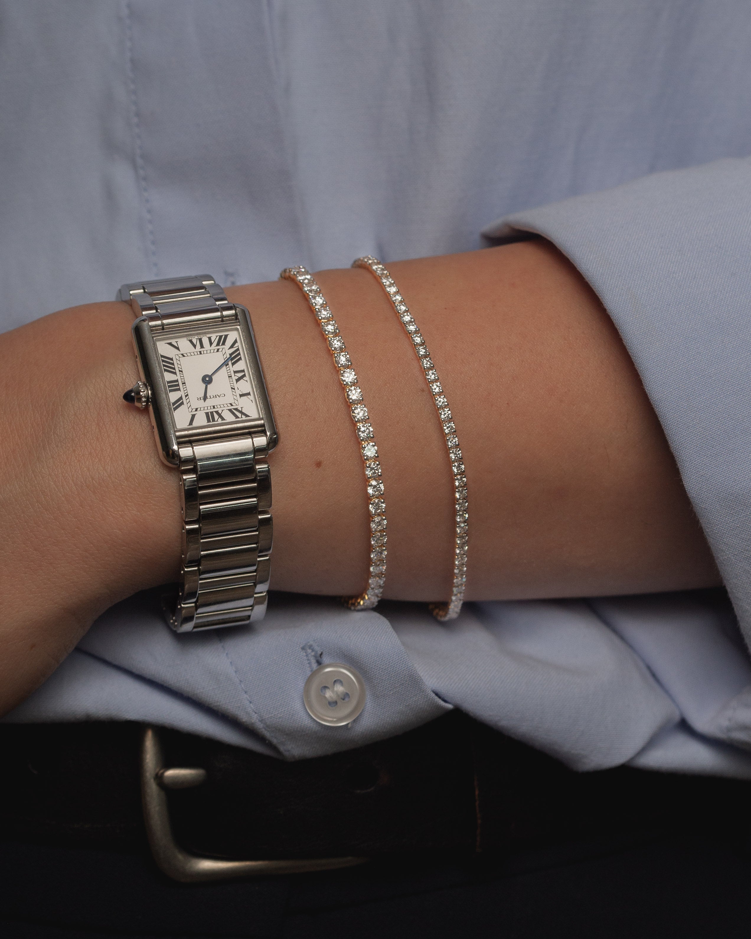 Round Diamond Tennis Bracelet