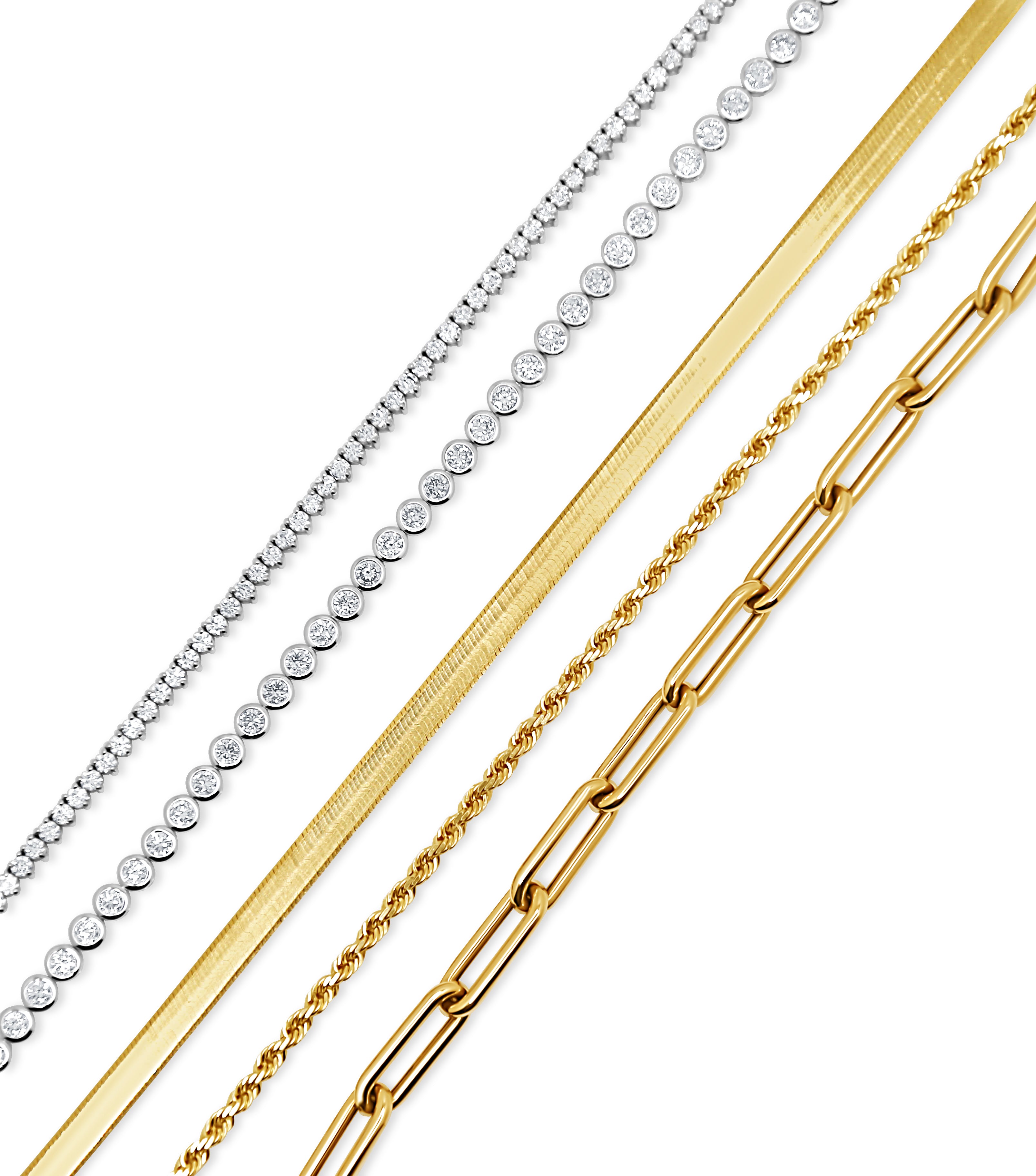 Mini Diamond Tennis Necklace