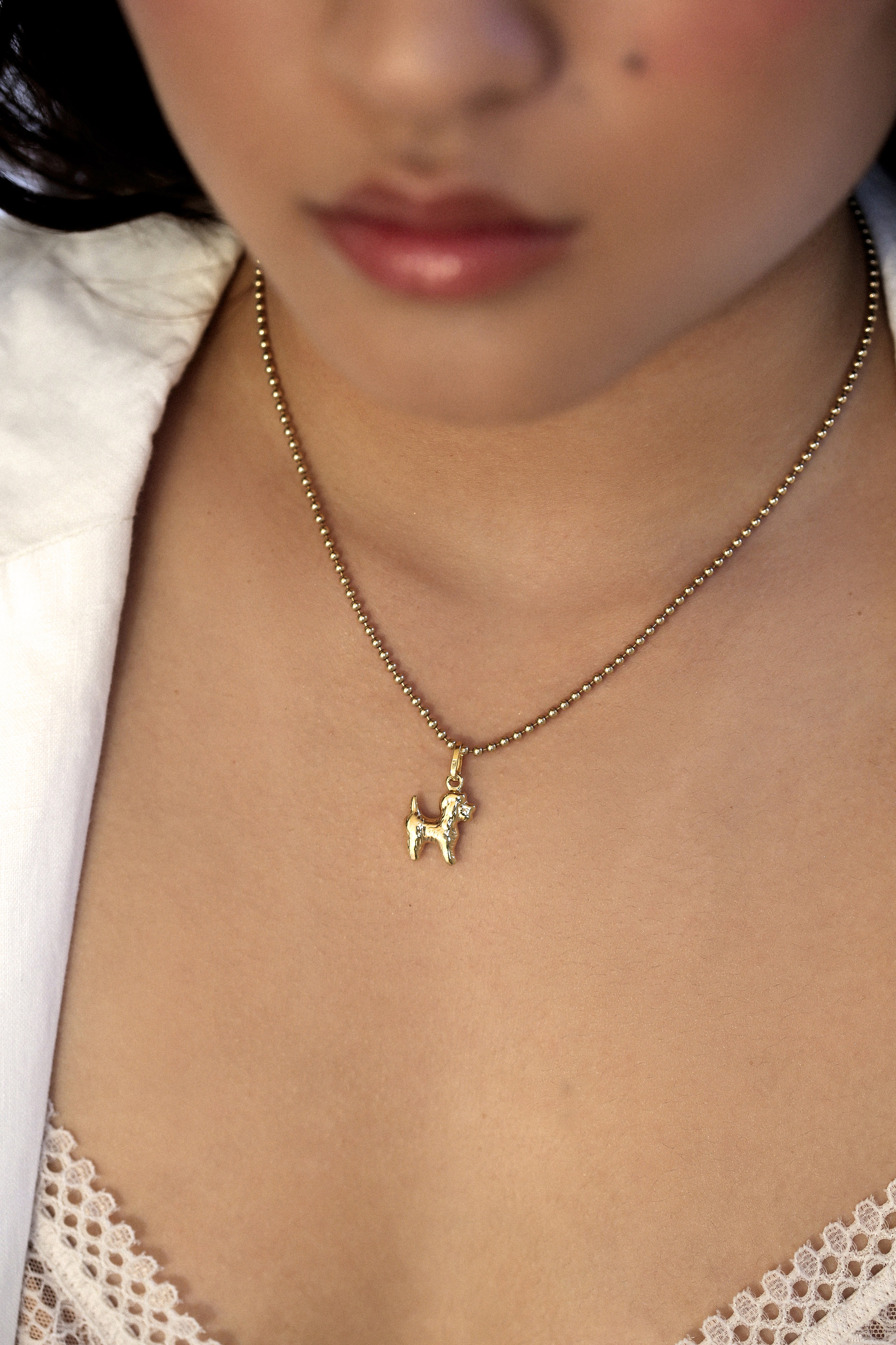 Gold Terrier Dog Pet Charm