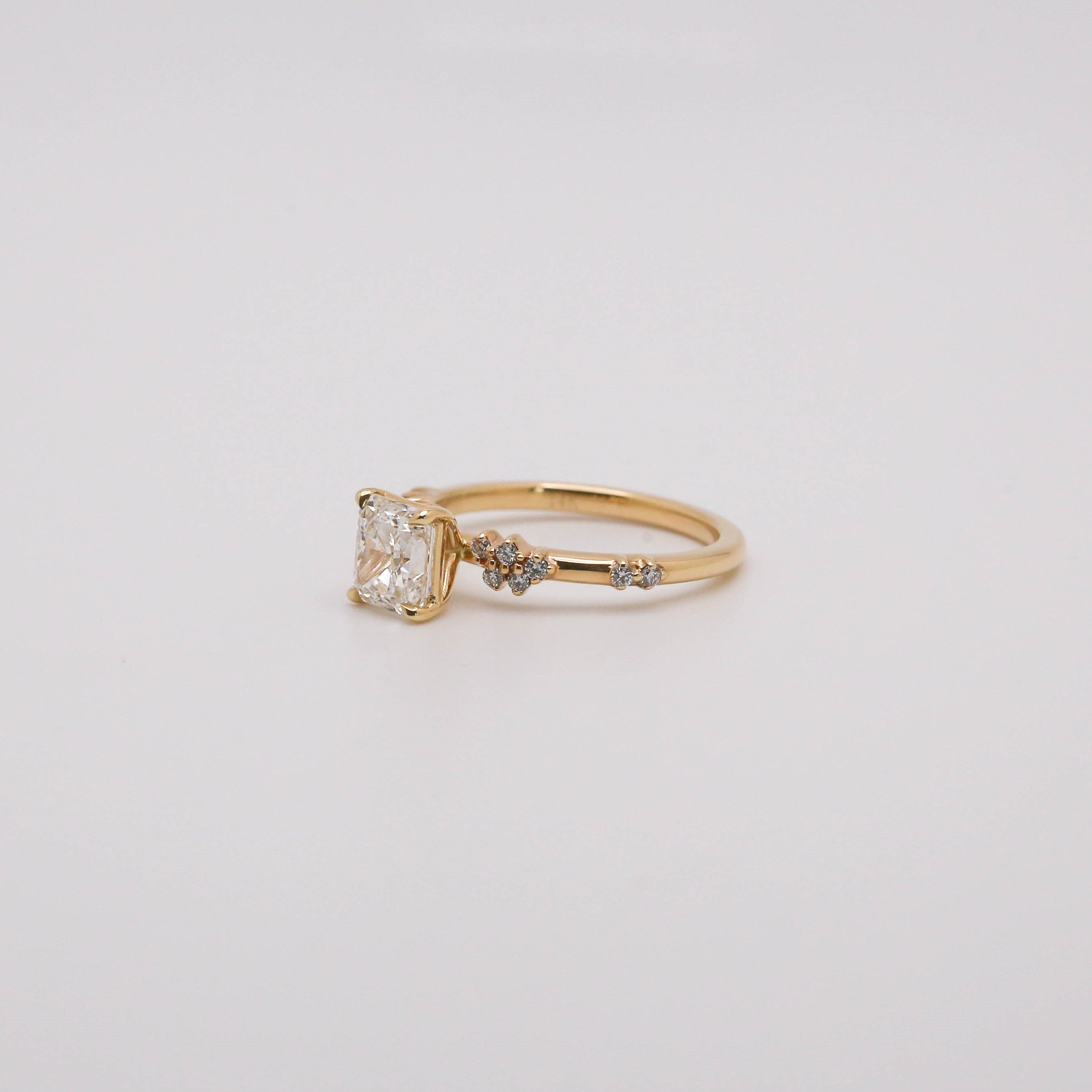 Radiant Diamond Engagement Ring