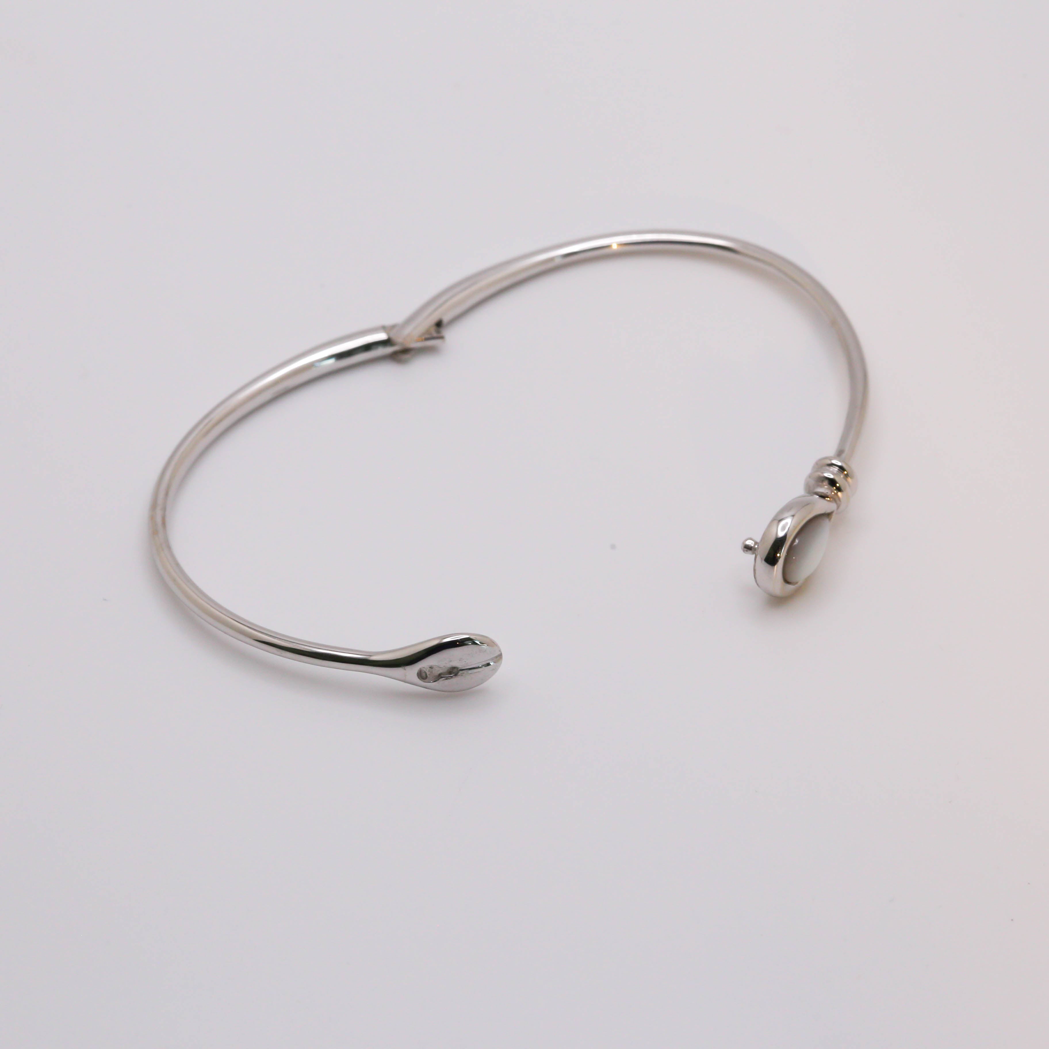 Mother of Pearl Bangle Bracelet