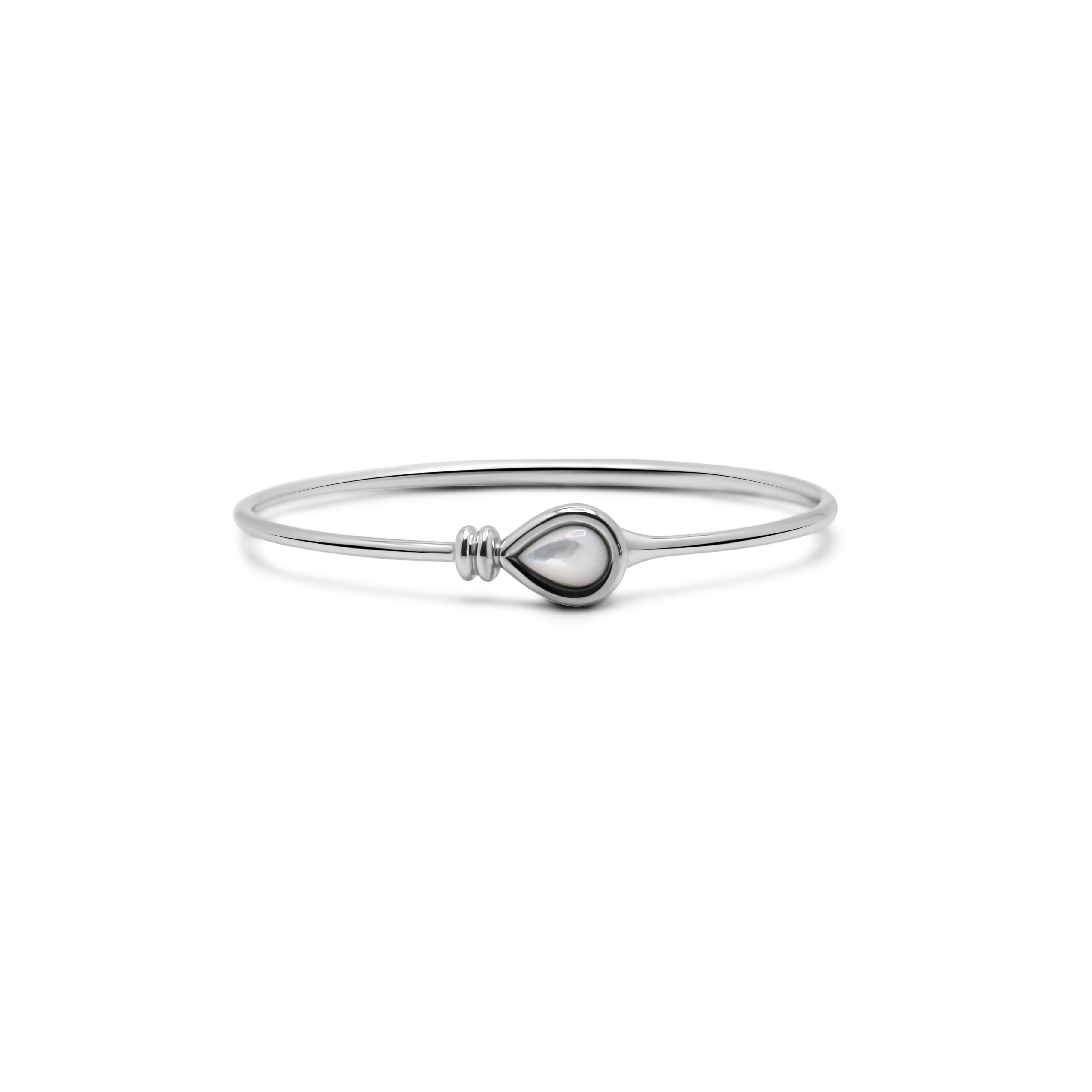 Mother of Pearl Bangle Bracelet