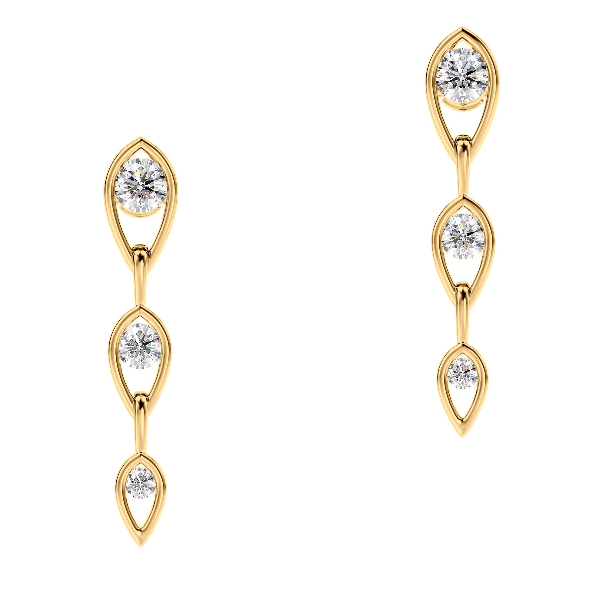 Leaf Links Earrings
