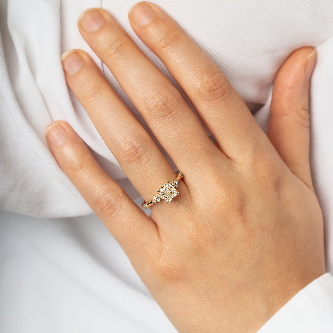 Radiant Diamond Engagement Ring