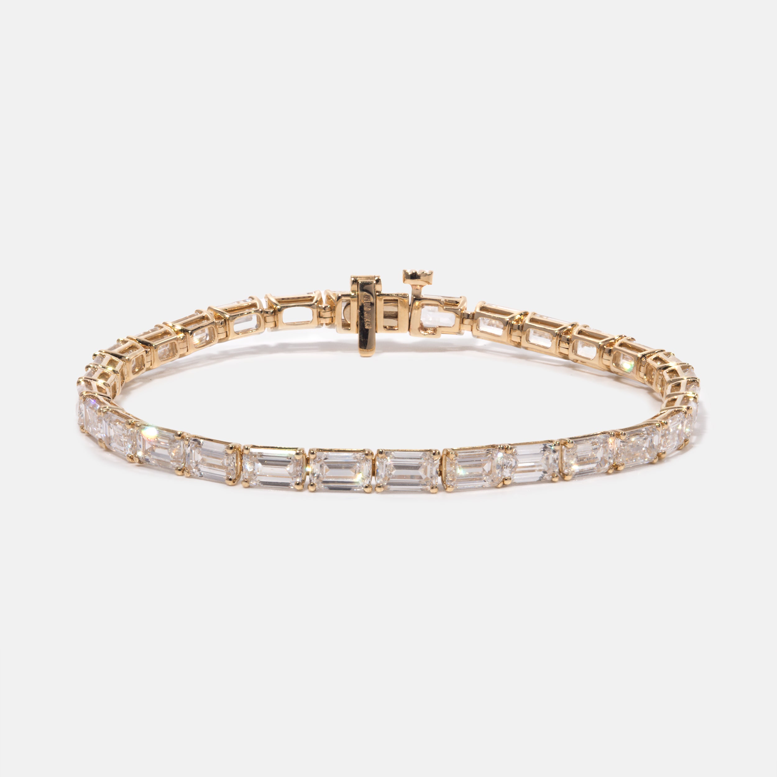 Emerald Diamond Tennis Bracelet - Mega