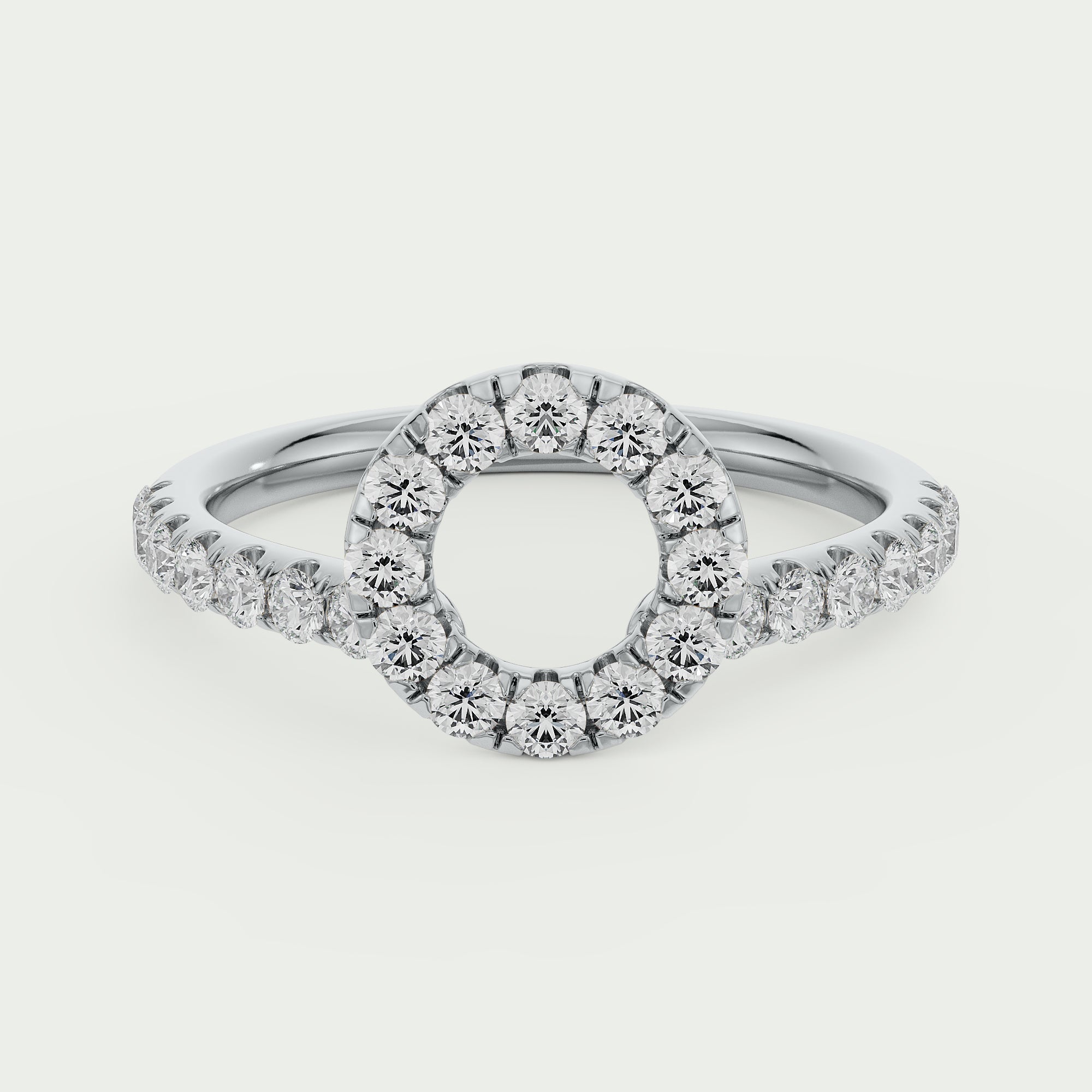 Ring Enhancer Pave Band