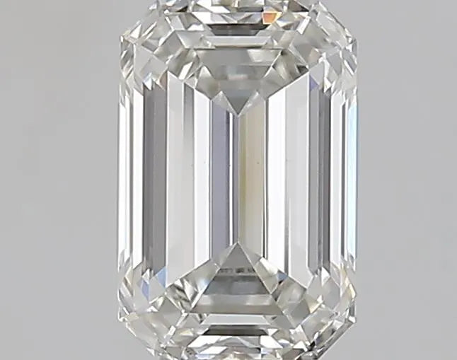 0.91ct Emerald Lab Grown Diamond (Colour G, Clarity VVS2, IGI Certified)