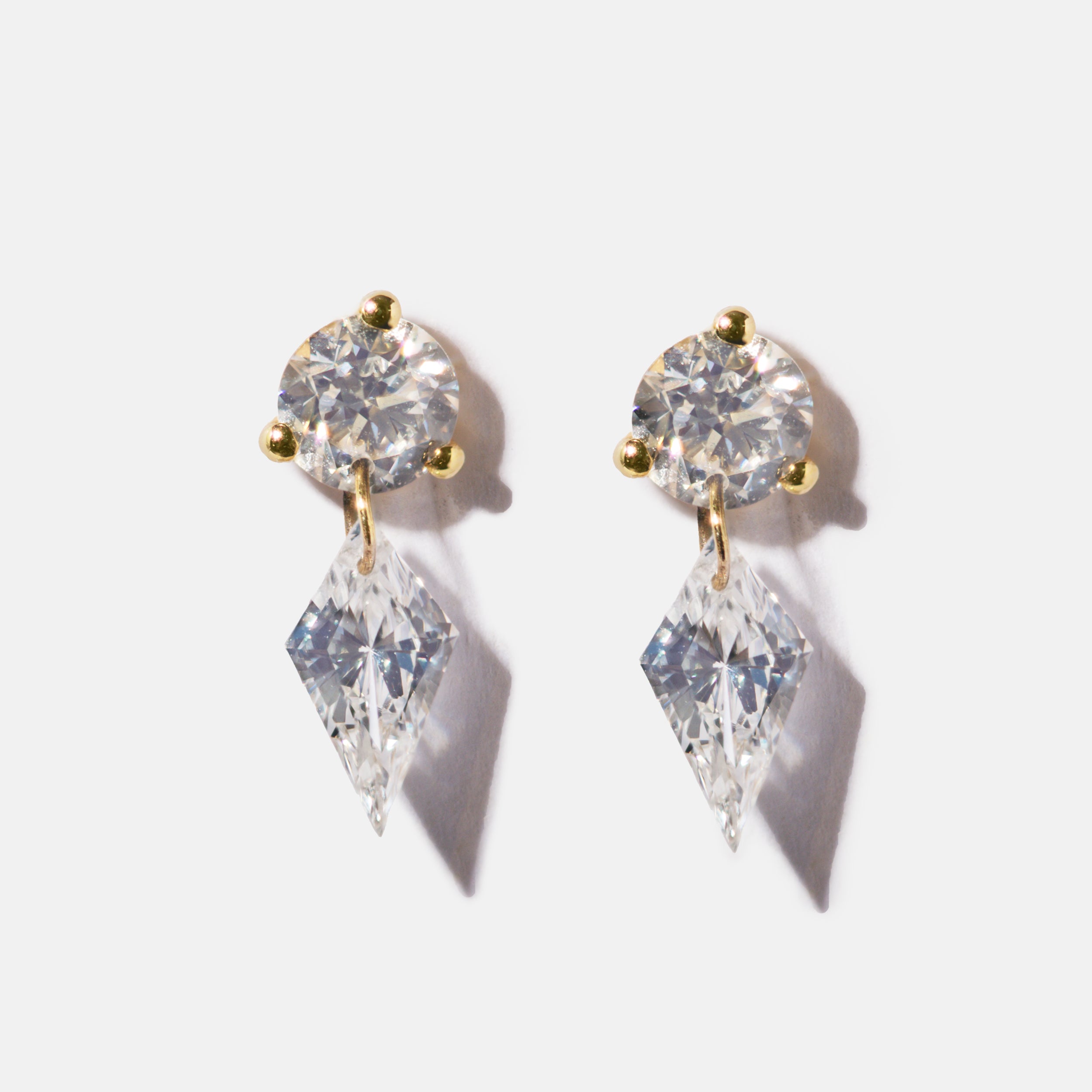 Mini Kite Diamond Earrings