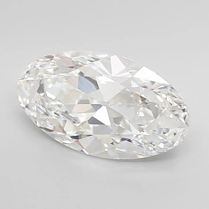 2.53ct Oval Lab Grown Diamond (Colour E, Clarity VS1, IGI Certified)