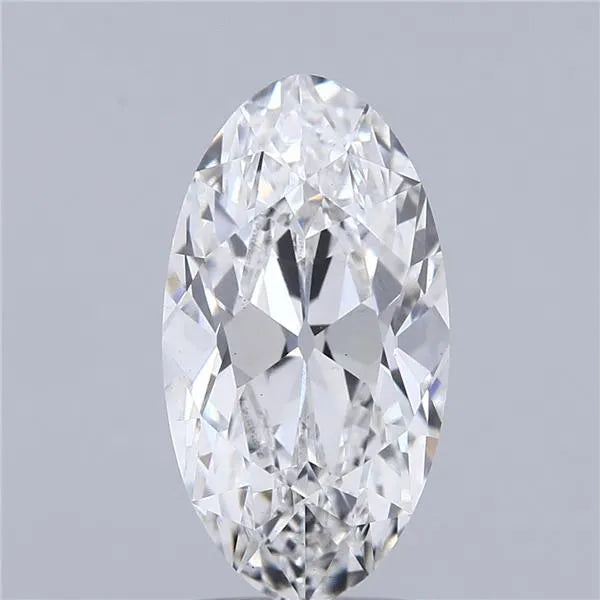 2.57ct Oval Lab Grown Diamond (Colour E, Clarity VS1, IGI Certified)