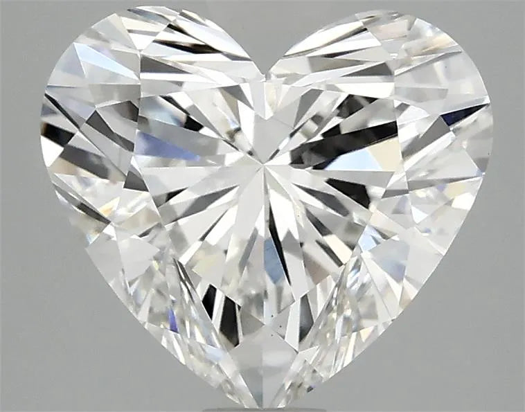 2.98ct Heart Lab Grown Diamond (Colour G, Clarity VS2, IGI Certified)
