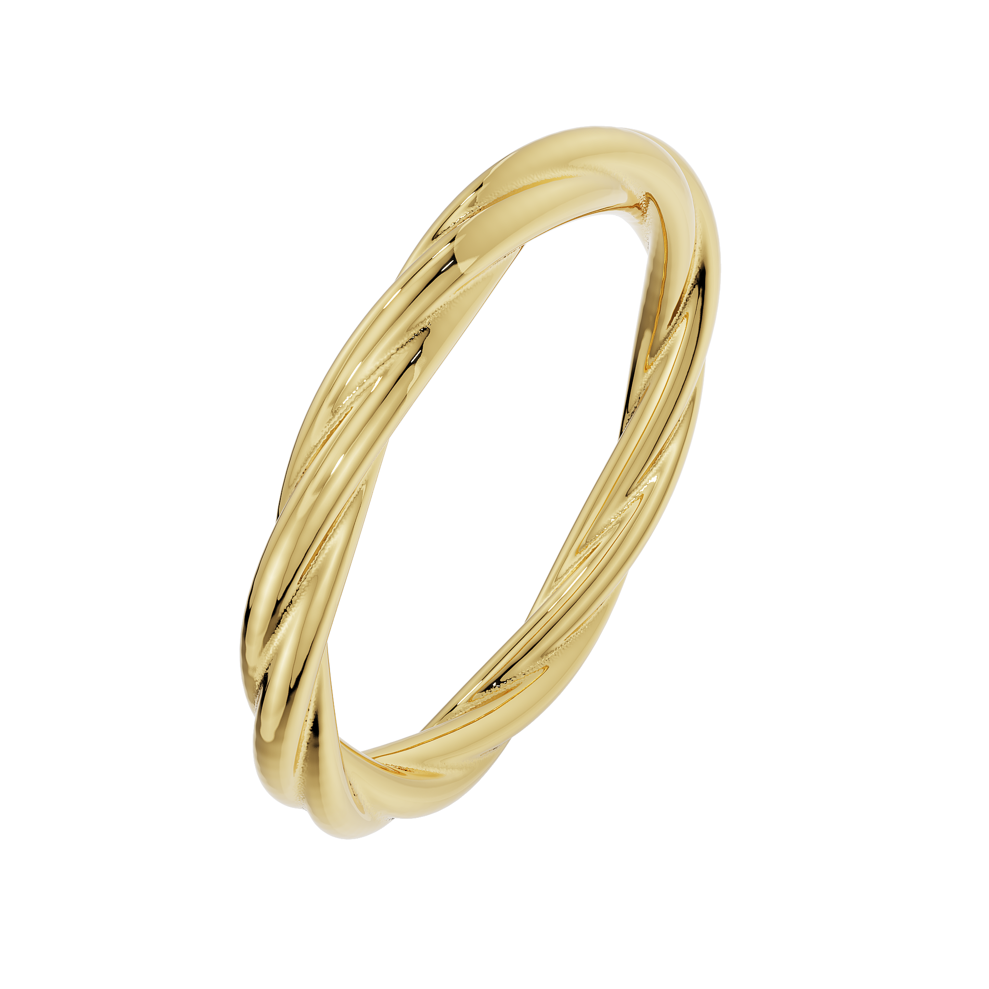 Full Twisted Gold Band
