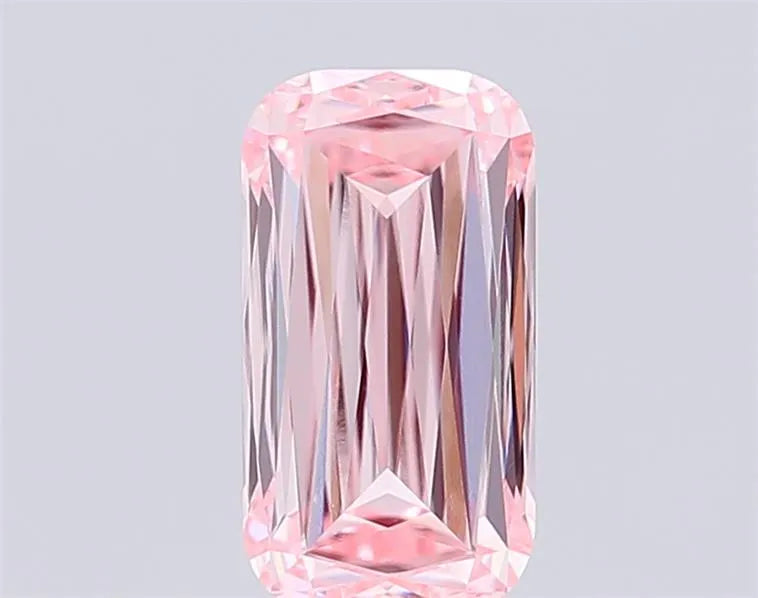 3.14ct Cushion modified Lab Grown Diamond (Colour Fancy Intense Pink, Clarity VVS2, IGI Certified)