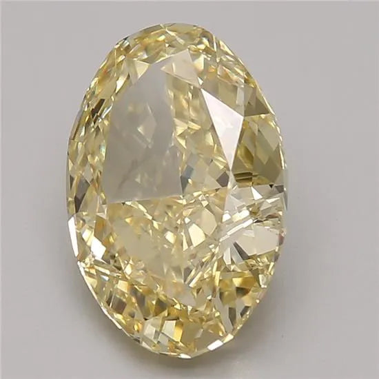 4.15ct Oval Lab Grown Diamond (Colour Fancy Vivid Yellow, Clarity VS1, Cut VG, IGI Certified)