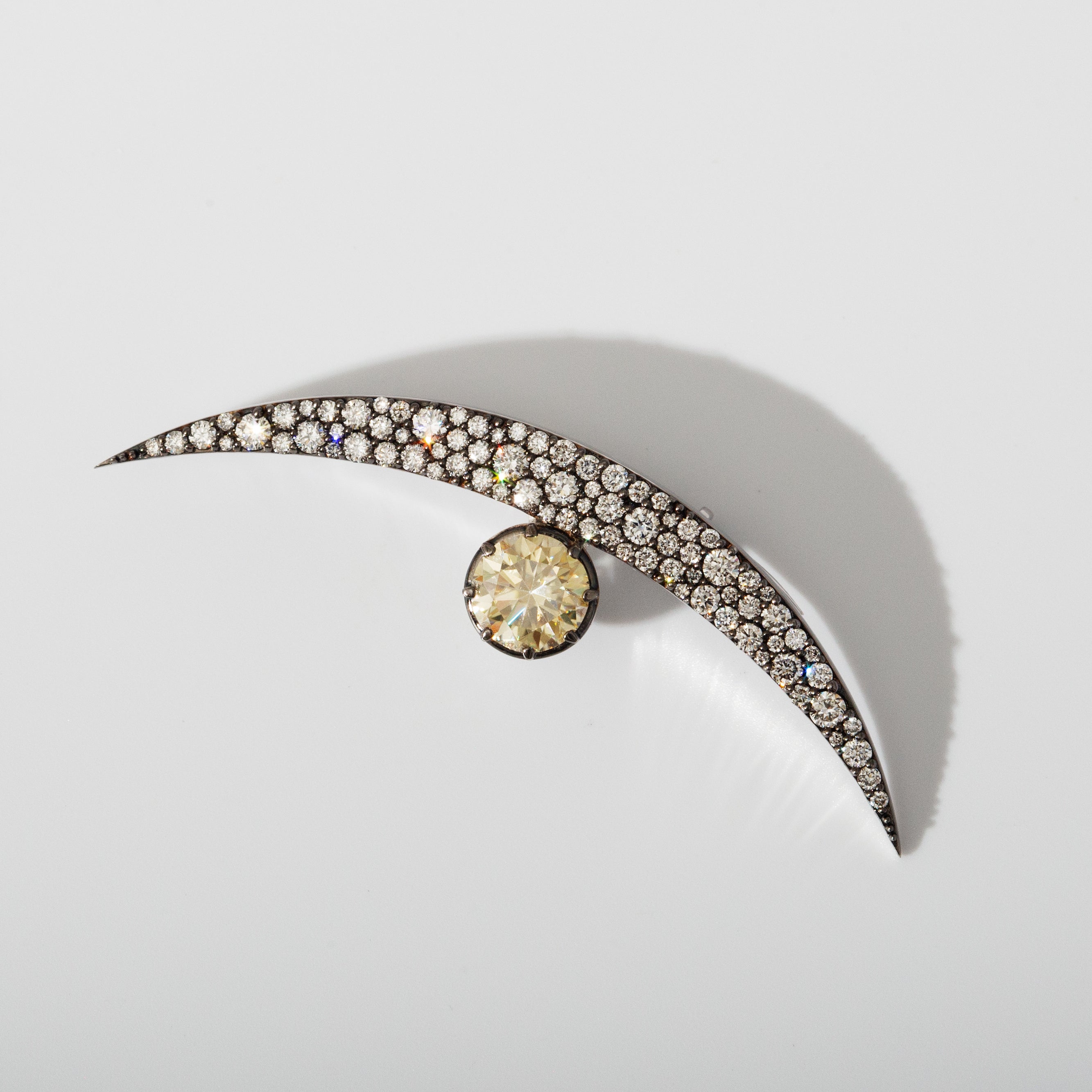 Crescent Brooch