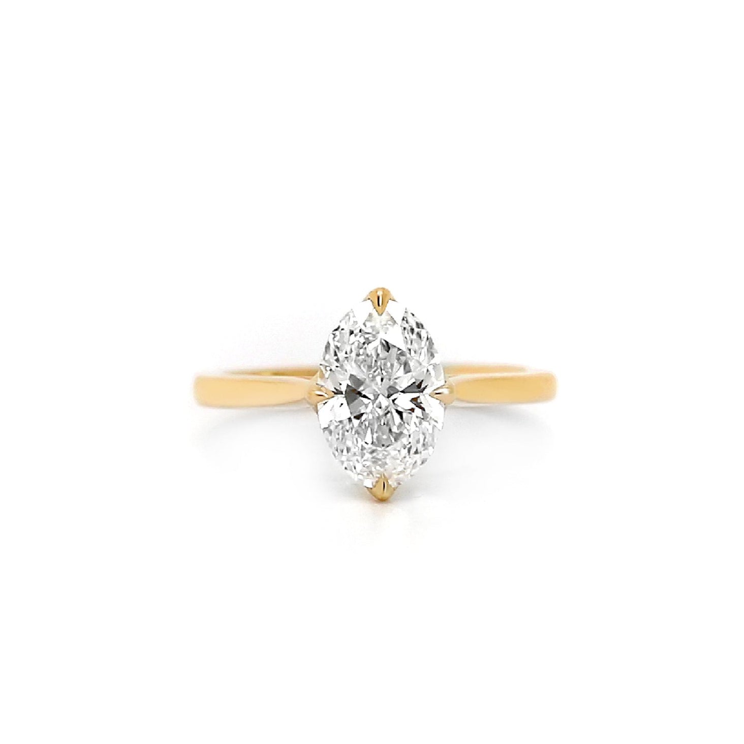 Compass Tulip Engagement Ring