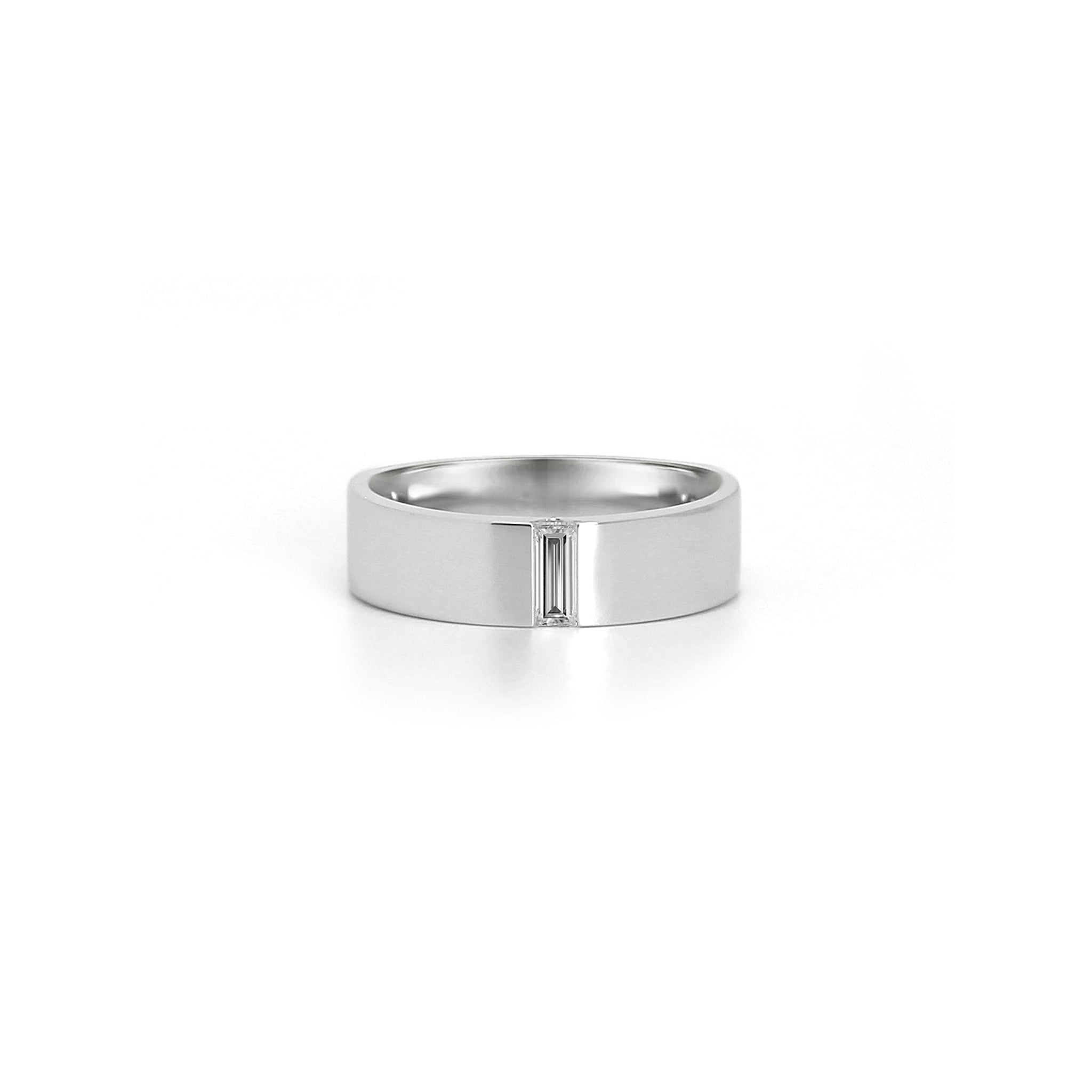 Baguette diamond band