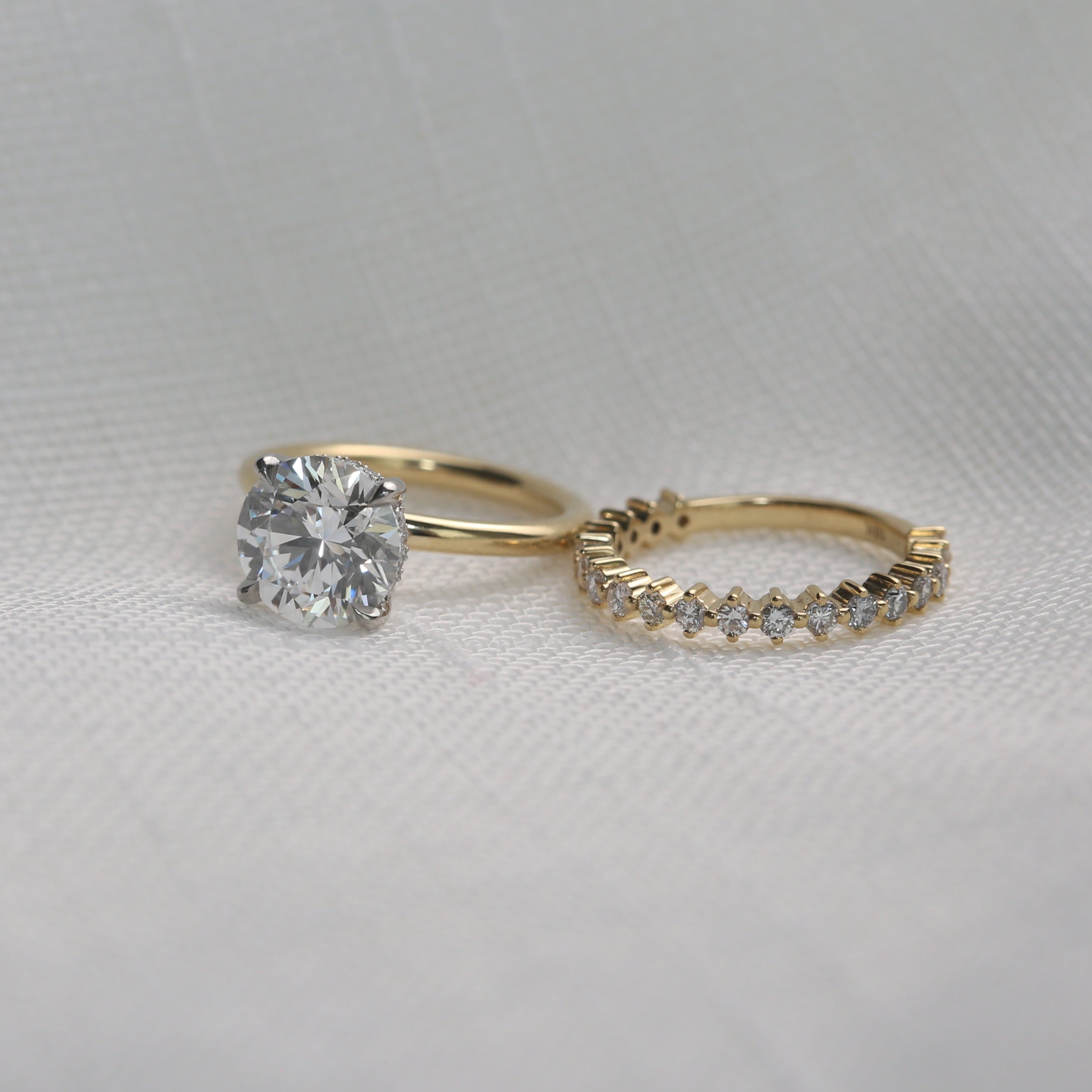 3/4 Round Diamond Eternity Band