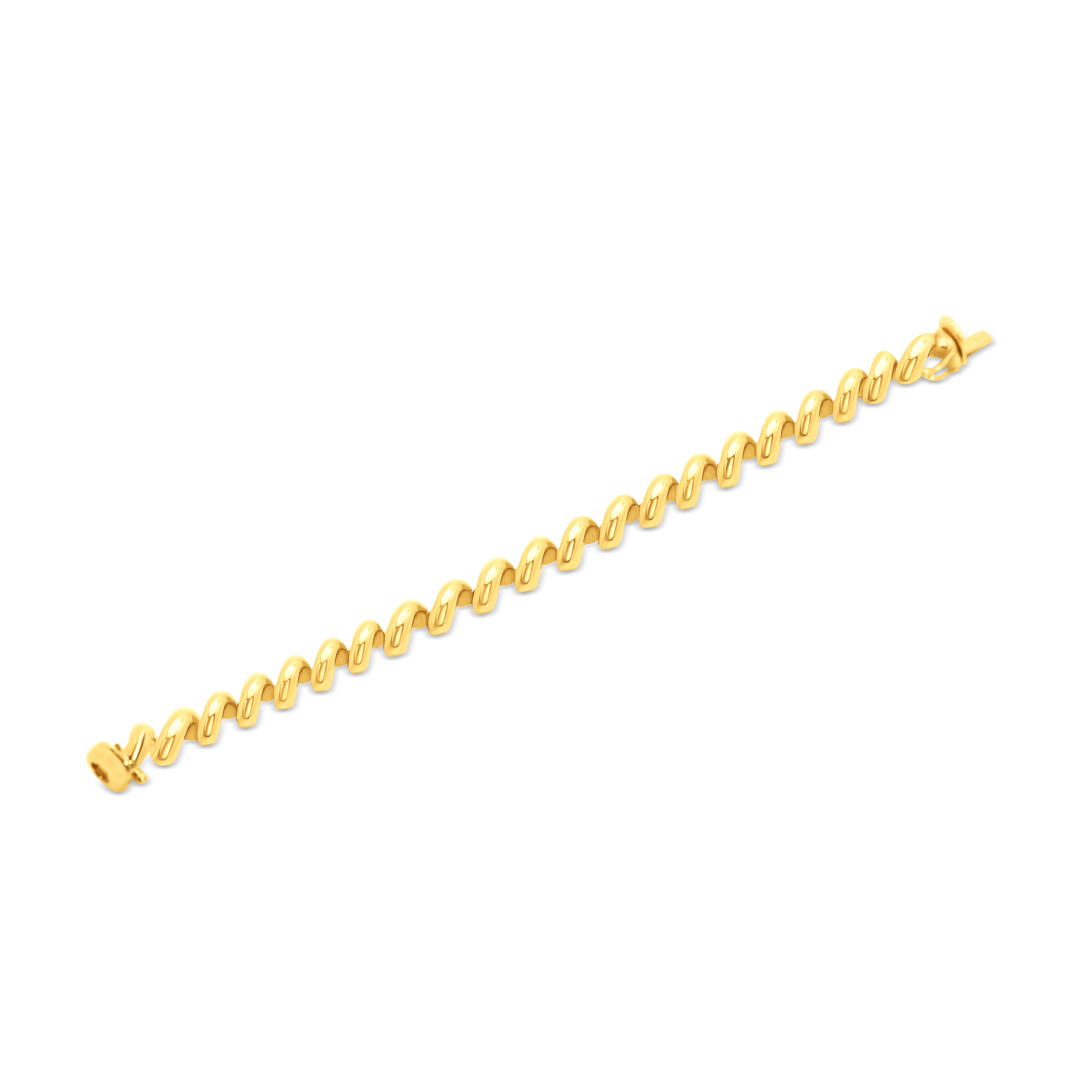 Golden Fusilli Pasta Bracelet