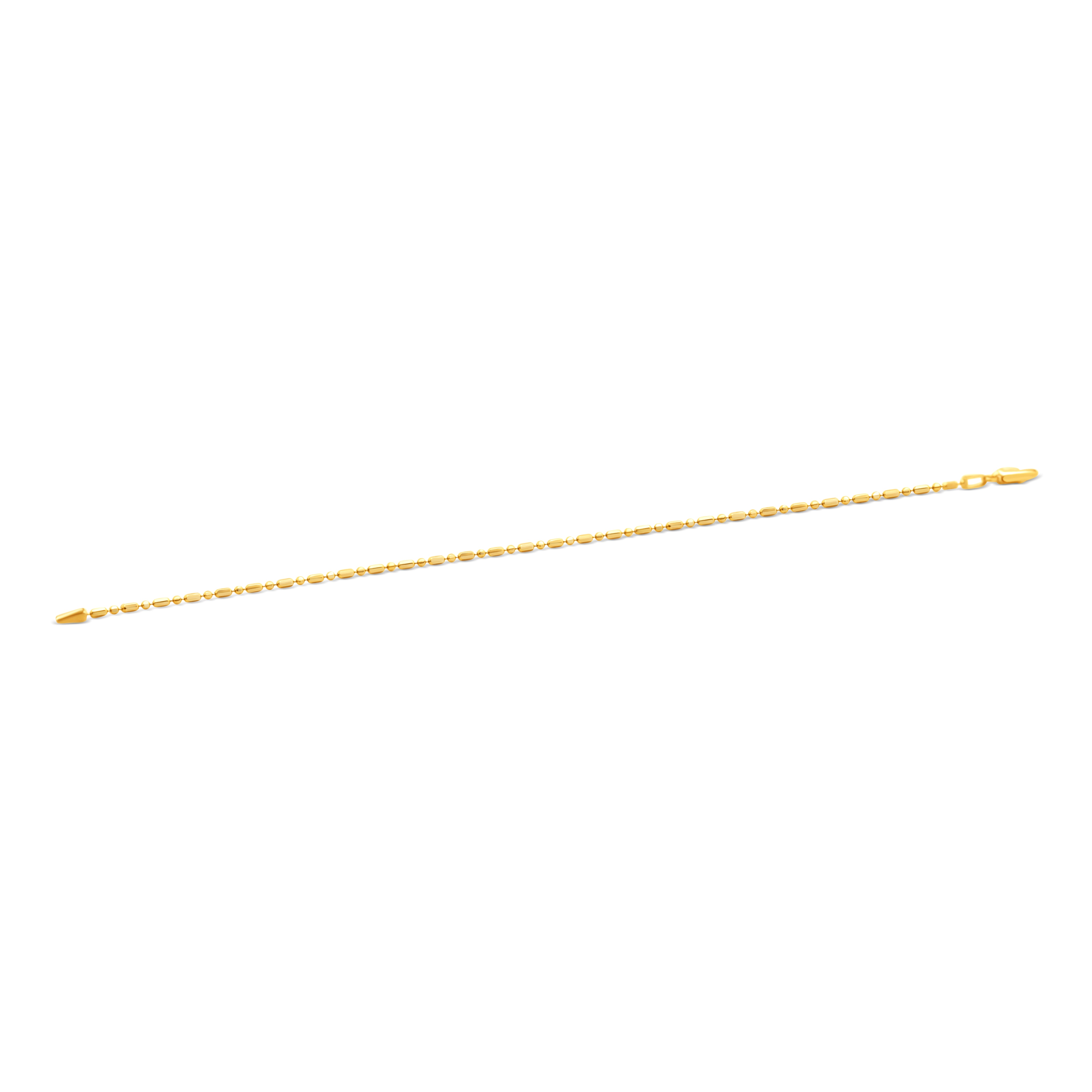 Dash-Dot Fancy Bead Chain Bracelet