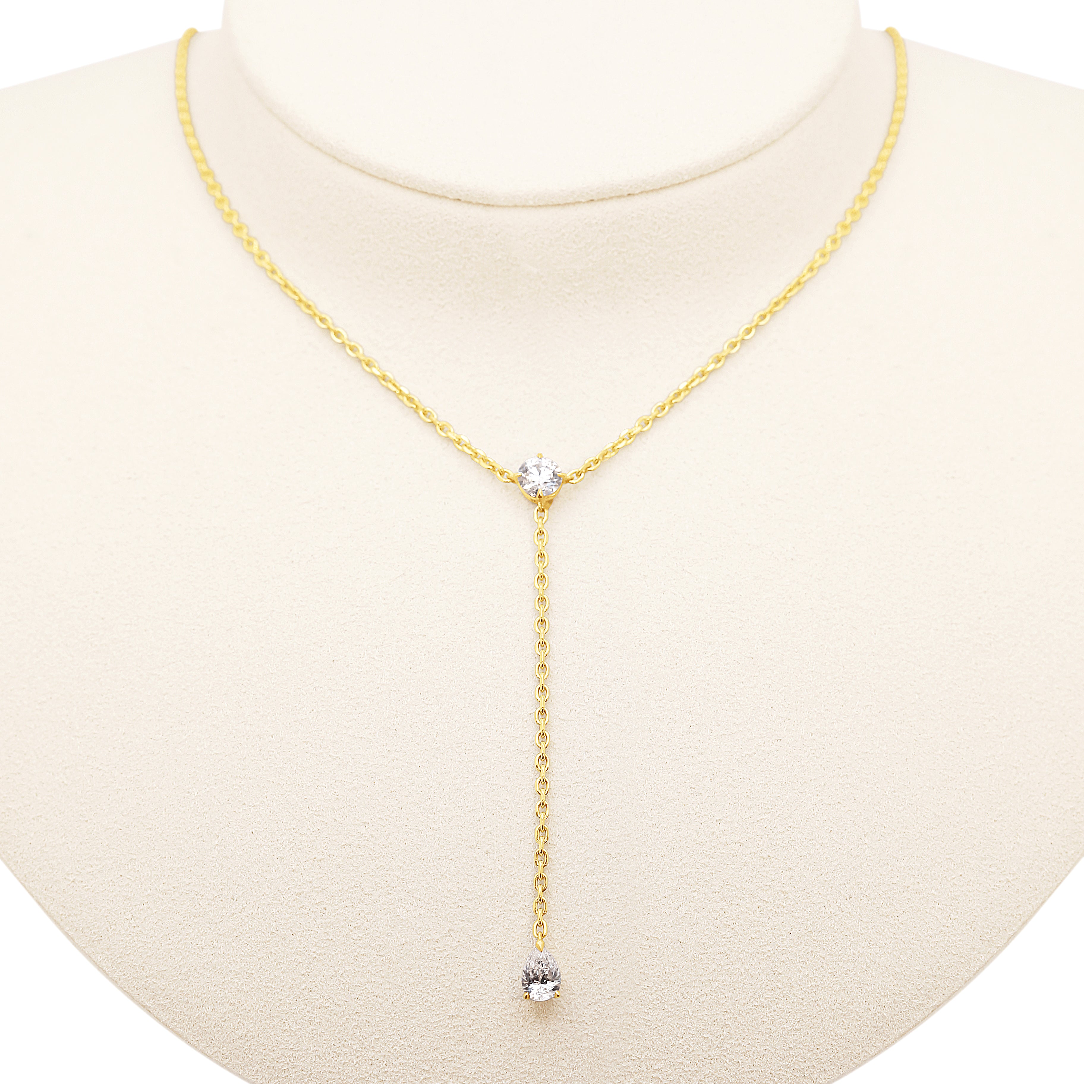 Diamond Lariat Necklace