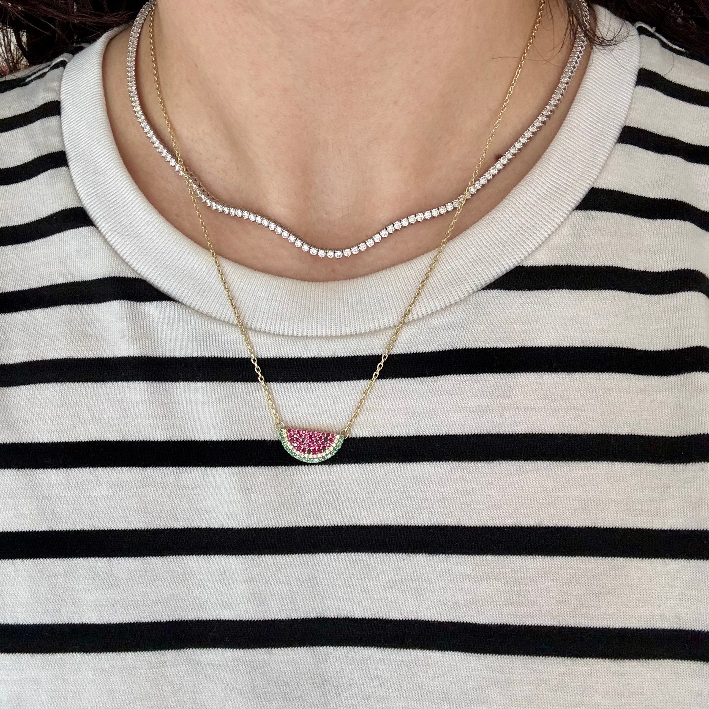 Watermelon Necklace