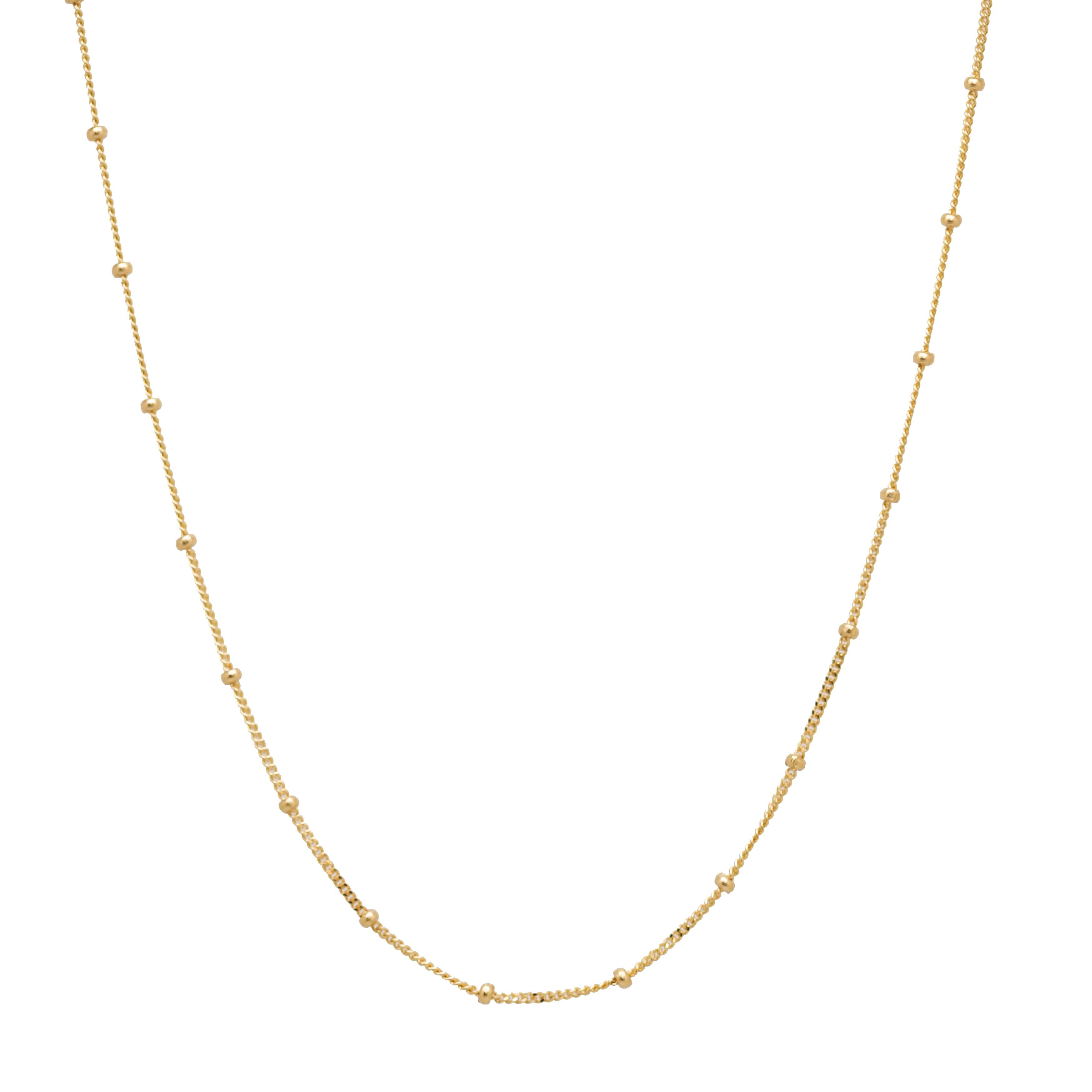 ball beads dainty necklace chain