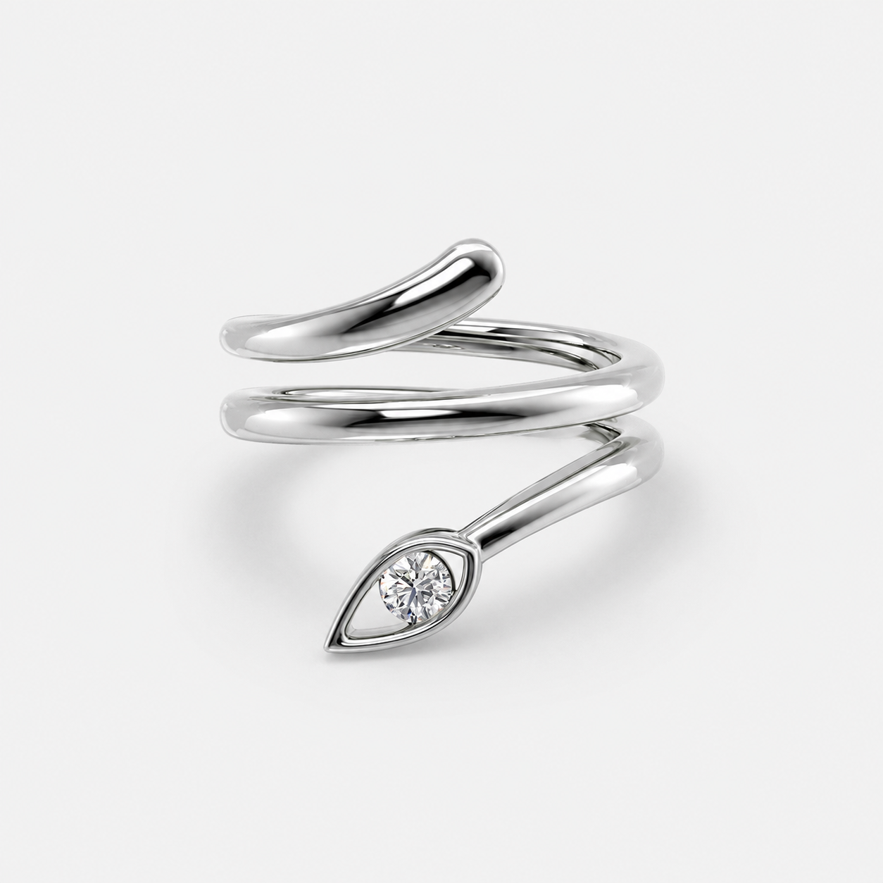 Snakey Leaf Ring