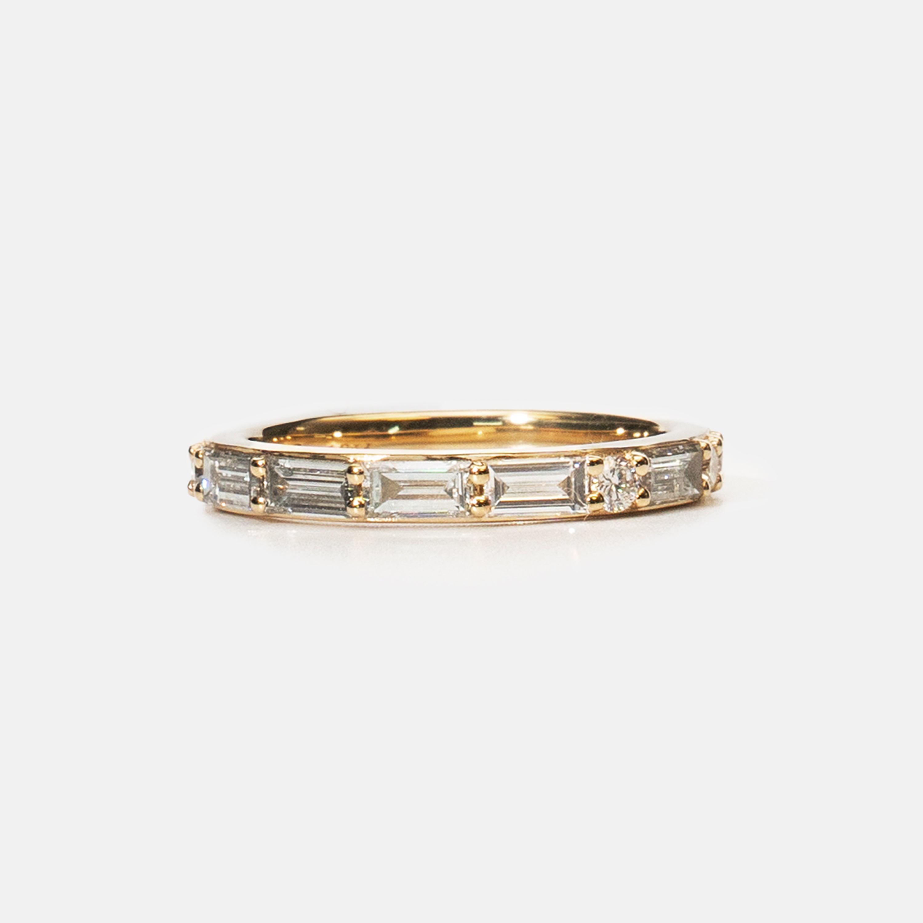 Morse Code Letters Diamond Ring