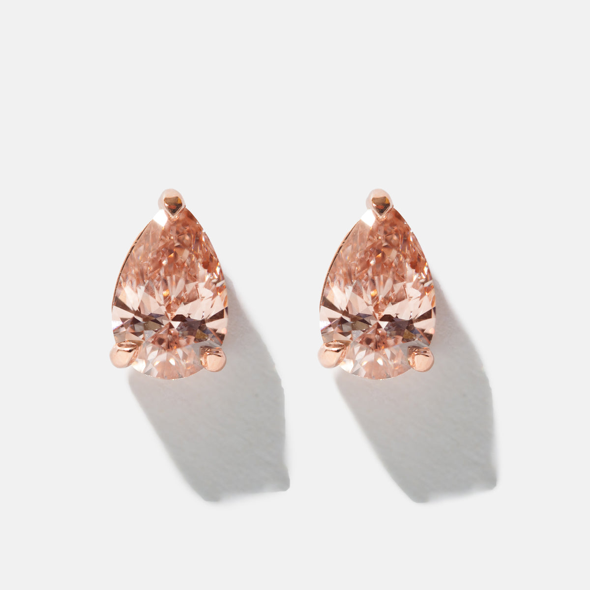 Pink Diamond Studs