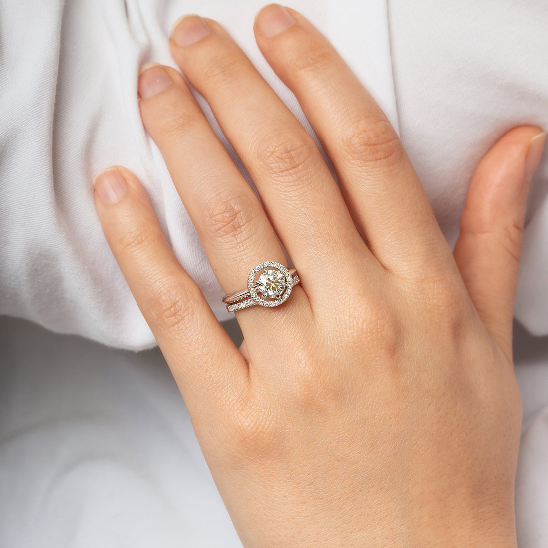 Ring Enhancer Pave Band