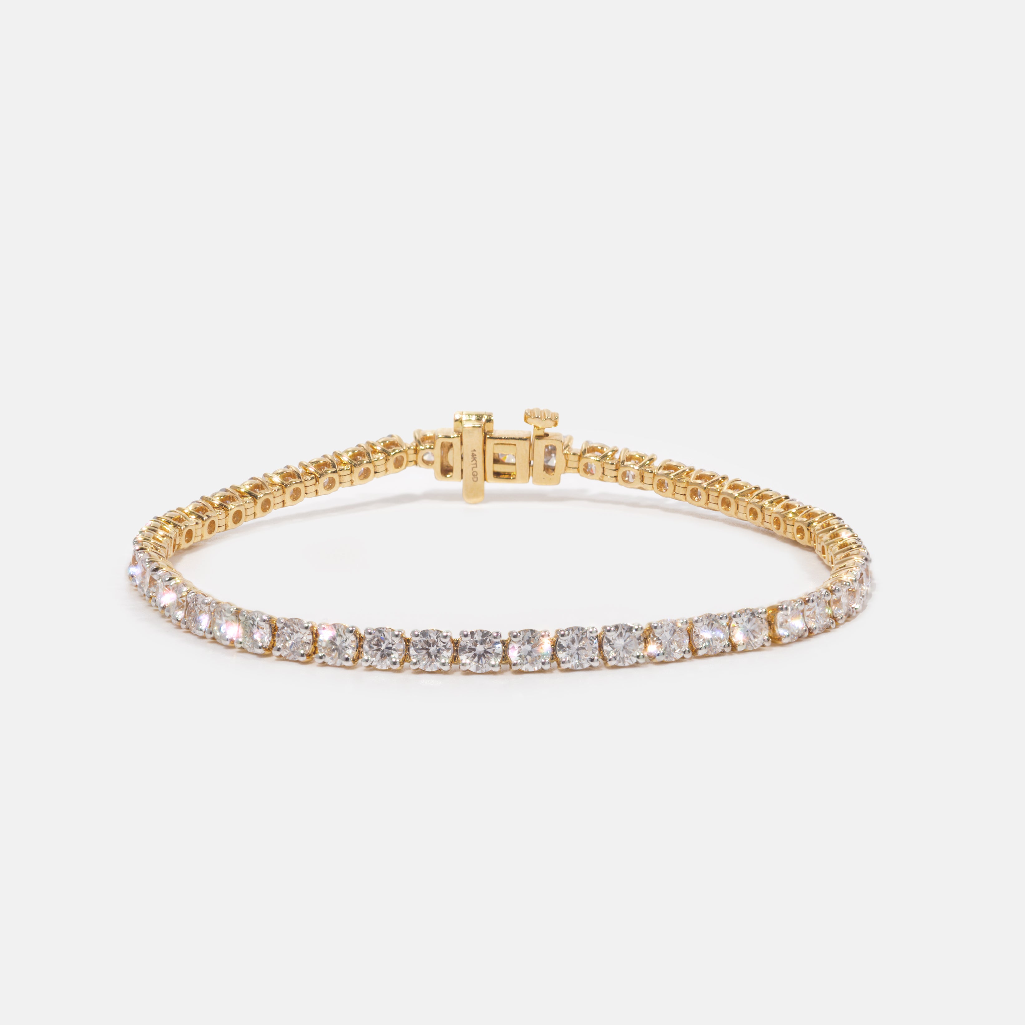 Round Diamond Tennis Bracelet