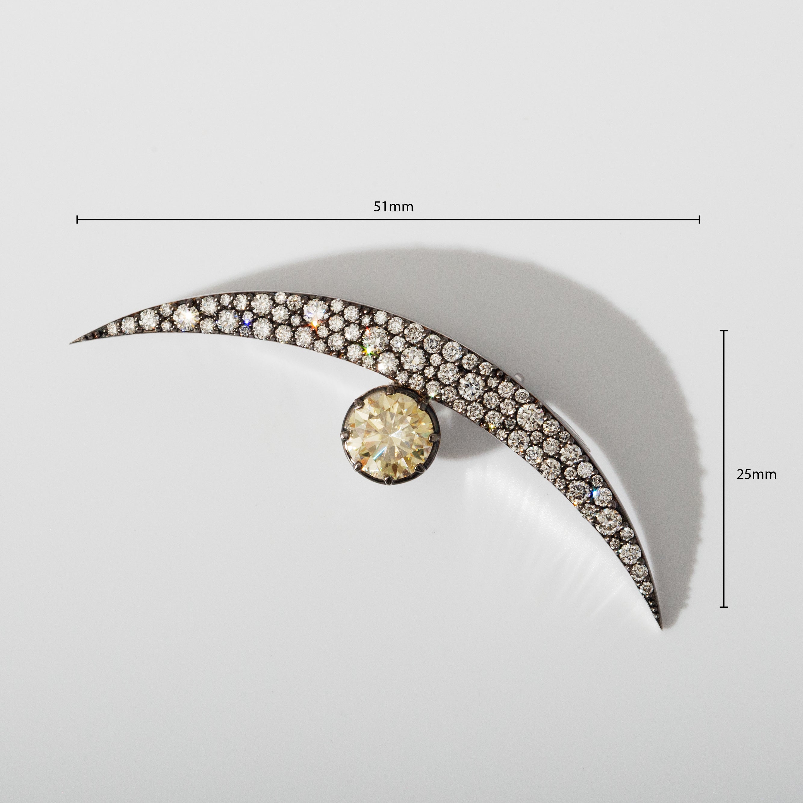 Crescent Brooch